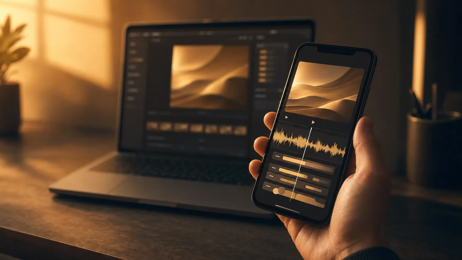 Social media creator editing TikTok and Reels content, finding the best VEED alternative for fast social video production